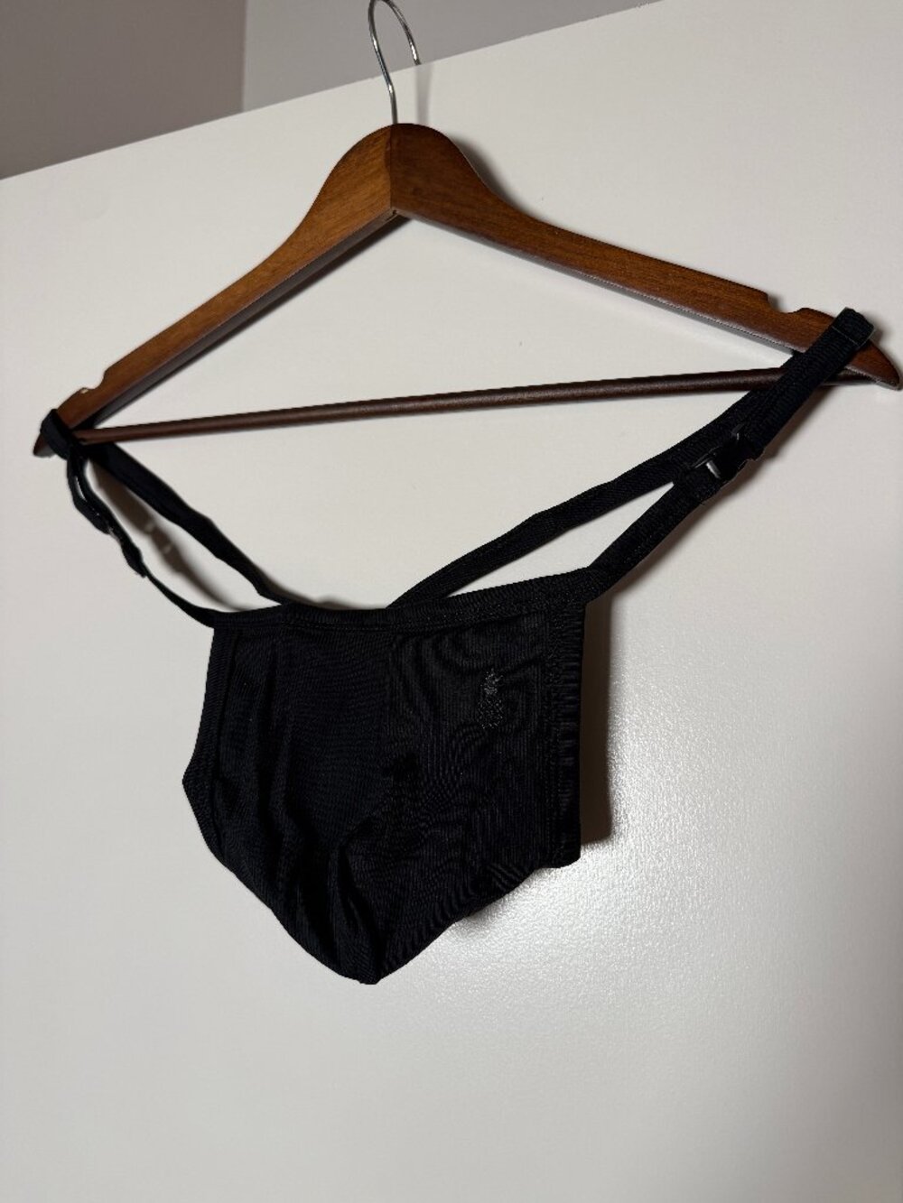 JJ Malibu: G String V Back Jockstrap - Midnight Black